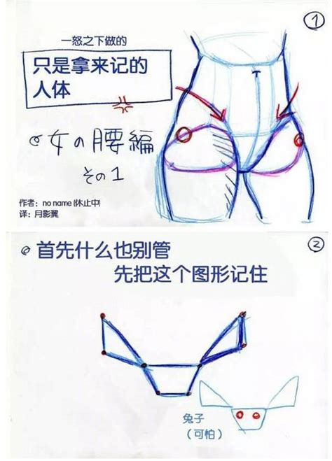 屁股 畫法|【心得】新手向──簡單臀部怎麼畫？ @繪畫與影像技。